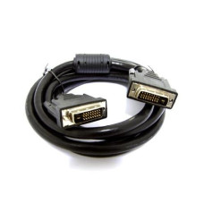 OEM DVI-I M/M video jelk&aacute;bel 3m dual link fekete