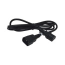 OEM C13 - C14 M/F tápkábel 3m fekete OEM C13 - C14 M/F tápkábel 3m fekete