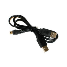 OEM 2 USB A &lt,-&gt,&nbsp; USB mini B 5pin M/M adatk&aacute;bel 0.5m fekete