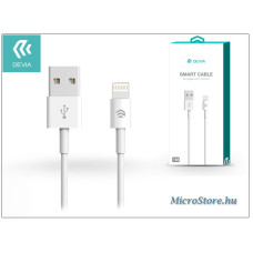 Devia Apple iPhone 5/5S/5C/SE/iPad 4/iPad Mini USB töltő- és adatkábel 1 m-es vezetékkel - Devia Smart Cable Lightning - white ST986650 Devia Apple iPhone 5/5S/5C/SE/iPad 4/iPad Mini USB töltő- és adatkábel 1 m-es vezetékkel - Devia Smart Cable Lightning - white ST986650