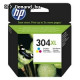 HP - INKJET SUPPLY (PL1N) MVS INK CARTRIDGE NO 304XL TRI-COLO N9K07AE#301