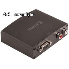 K&Ouml;NIG Fordit&oacute; HDMI-VGA+2xRCA konverter KNVCO3411