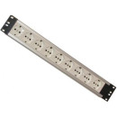 Legrand 9-es 19"/1U 3m földelt elosztósor 646812 Legrand 9-es 19"/1U 3m földelt elosztósor 646812