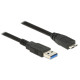 Delock Cable USB 3.0 Type-A male USB 3.0 Type Micro-B male 0.5m black 85071 Delock Cable USB 3.0 Type-A male USB 3.0 Type Micro-B male 0.5m black 85071