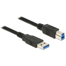 Delock Cable USB 3.0 Type-A male USB 3.0 Type-B male 5m black 85070 Delock Cable USB 3.0 Type-A male USB 3.0 Type-B male 5m black 85070