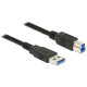 Delock Cable USB 3.0 Type-A male USB 3.0 Type-B male 5m black 85070 Delock Cable USB 3.0 Type-A male USB 3.0 Type-B male 5m black 85070