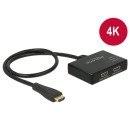 DELOCK Splitter HDMI 1x HDMI in 2x HDMI out 4K, 60cm kábellel 87700 DELOCK Splitter HDMI 1x HDMI in 2x HDMI out 4K, 60cm kábellel 87700