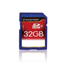 SILICON POWER 32GB  Secure Digital Card CL4+ SD adapter CL4