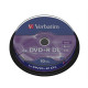Verbatim DVD+R írható két rétegű DVD lemez 8,5GB 10db hengeres