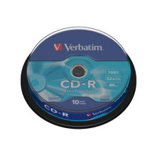 Verbatim CD-R írható CD lemez 700MB 10db hengeres Verbatim CD-R írható CD lemez 700MB 10db hengeres