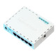 MikroTik hEX RouterOS L4 64MB RAM, 5xGig LAN, Soho Router, PoE in, plastic case MT RB750Gr3