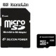 SILICON POWER 8GB Micro Secure Digital Card + SD adapter CL6 SILICON POWER 8GB Micro Secure Digital Card + SD adapter CL6