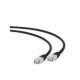 Gembird FTP LSZH kat.6A RJ45 patch kábel, 0.25m, black PP6A-LSZHCU-BK-0.25M