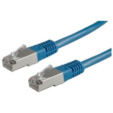 ROLINE Kábel STP/FTP CAT5e, kék 0.5m ROLINE Kábel STP/FTP CAT5e, kék 0.5m
