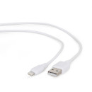 Gembird USB data sync and charging lightning cable, 2m, white CC-USB2-AMLM-2M-W Gembird USB data sync and charging lightning cable, 2m, white CC-USB2-AMLM-2M-W