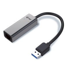 i-tec USB 3.0 Metal Gigabit Ethernet Adapter 1x USB 3.0 to RJ-45 LED U3METALGLAN