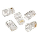 Gembird LAN modular plug 8P8C for solid cable cat. 5e, 30U'' (10 pcs) LC-8P8C-001/10 Gembird LAN modular plug 8P8C for solid cable cat. 5e, 30U'' (10 pcs) LC-8P8C-001/10