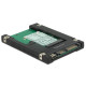 Delock 2.5”-os SATA-átalakító, 22 tus / USB 2.0 Mini-B típusú  1 x mSATA / Mini PCIe-nyílás 62853