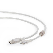 Gembird micro USB k&aacute;bel 2.0 AM-MBM5P, 1.8m transparent CCP-mUSB2-AMBM-6-TR