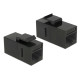 Delock Keystone modul, RJ45-aljzat RJ45-aljzat, Cat.6 UTP, fekete 86381 Delock Keystone modul, RJ45-aljzat RJ45-aljzat, Cat.6 UTP, fekete 86381