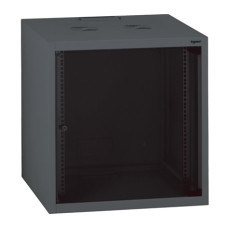 Legrand fali rackszekr&eacute;ny 19" 12U, 626x600x600, antracit, egyrekeszes, &uuml;vegajt&oacute;s, max: 36 kg
