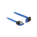 Delock Cable SATA 6 Gb/s receptacle straightreceptacle upwards angled 30cm 84996