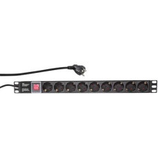 LOGILINK- 19'' 19'' power distribution unit with 9 sockets (DIN49440) PDU9C02