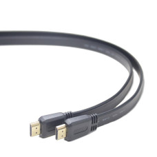 Gembird HDMI V1.4 apa-apa lapos k&aacute;bel aranyozott csatlakoz&oacute;val 1.8m CC-HDMI4F-6