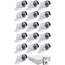 16 infrakamer&aacute;s HIKVISION HDTVI