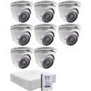 8 dome infrakamerás HIKVISION HDTVI 8 dome infrakamerás HIKVISION HDTVI