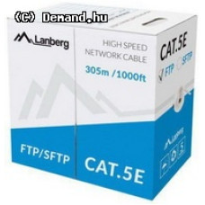 Lanberg FTP solid cable, CCA, cat.5e, 305m, gray LCF5-10CC-0305-S Lanberg FTP solid cable, CCA, cat.5e, 305m, gray LCF5-10CC-0305-S