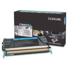 Lexmark C746 Cyan lézertoner, eredeti 7K/C746A1CG Lexmark C746 Cyan lézertoner, eredeti 7K/C746A1CG