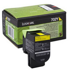 Lexmark CS310/410/510 Yellow (702Y) l&eacute;zertoner, eredeti 1K / 70C20Y0