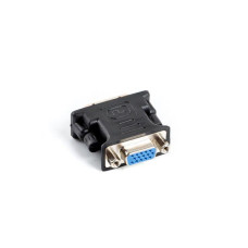 Lanberg adapter DVI-I(M)(24+5) Dual Link-VGA(15F) AD-0012-BK