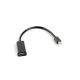 Lanberg adapter mini Displayport(M)-HDMI(F) cable AD-0005-BK Lanberg adapter mini Displayport(M)-HDMI(F) cable AD-0005-BK
