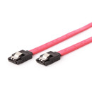Gembird Serial ATA III 30 cm Data Cable, metal clips, red CC-SATAM-DATA-0.3M