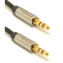 Gembird audio kábel Jack 3.5mm apa / Jack 3.5mm apa, 0.75m CCAP-444-0.75M