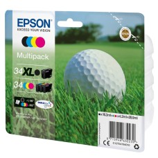 EPSON - NEW CONSUMER INK (SX) 34XL MPACK INK (XL BK&STD CMY) C13T34794010 EPSON - NEW CONSUMER INK (SX) 34XL MPACK INK (XL BK&STD CMY) C13T34794010