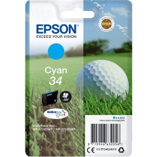EPSON - NEW CONSUMER INK (SX) SINGLEPACK CYAN 34 C13T34624010 EPSON - NEW CONSUMER INK (SX) SINGLEPACK CYAN 34 C13T34624010