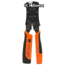 Handy Krimpelő, 6P, 8P racsnis, k&aacute;belteszter