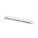 Lanberg Patch Panel 24 port 0.5U, cat. 6, shielded, grey PPS6-0024-S
