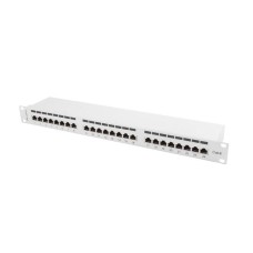Lanberg Patch Panel 24 port 1U, cat. 6, shielded, grey PPS6-1024-S Lanberg Patch Panel 24 port 1U, cat. 6, shielded, grey PPS6-1024-S