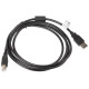 Lanberg cable USB 2.0 AM-BM with ferrite 1.8m black CA-USBA-11CC-0018-BK Lanberg cable USB 2.0 AM-BM with ferrite 1.8m black CA-USBA-11CC-0018-BK