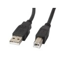 Lanberg cable USB 2.0 AM-BM with ferrite 3m black CA-USBA-11CC-0030-BK Lanberg cable USB 2.0 AM-BM with ferrite 3m black CA-USBA-11CC-0030-BK