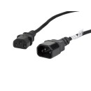 Lanberg extension power cable C13- C14 1.8m VDE CA-C13E-11CC-0018-BK Lanberg extension power cable C13- C14 1.8m VDE CA-C13E-11CC-0018-BK