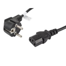 Lanberg power cable VDE CEE 7/7- C13 1.8m CA-C13C-11CC-0018-BK Lanberg power cable VDE CEE 7/7- C13 1.8m CA-C13C-11CC-0018-BK