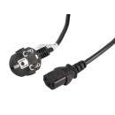 Lanberg power cable VDE CEE 7/7- C13 3m CA-C13C-11CC-0030-BK