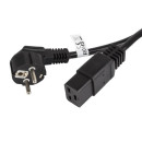 Lanberg power cable for server CEE 7/7-C19 16A 1.8m CA-C19C-10CC-0018-BK Lanberg power cable for server CEE 7/7-C19 16A 1.8m CA-C19C-10CC-0018-BK