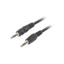 Lanberg stereo cable Mini Jack(M)-Mini Jack(M) 1.2m CA-MJMJ-10CC-0012-BK Lanberg stereo cable Mini Jack(M)-Mini Jack(M) 1.2m CA-MJMJ-10CC-0012-BK