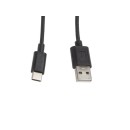 Lanberg cable USB 2.0 Type-C(M)-AM 1m black CA-USBO-10CC-0010-BK Lanberg cable USB 2.0 Type-C(M)-AM 1m black CA-USBO-10CC-0010-BK